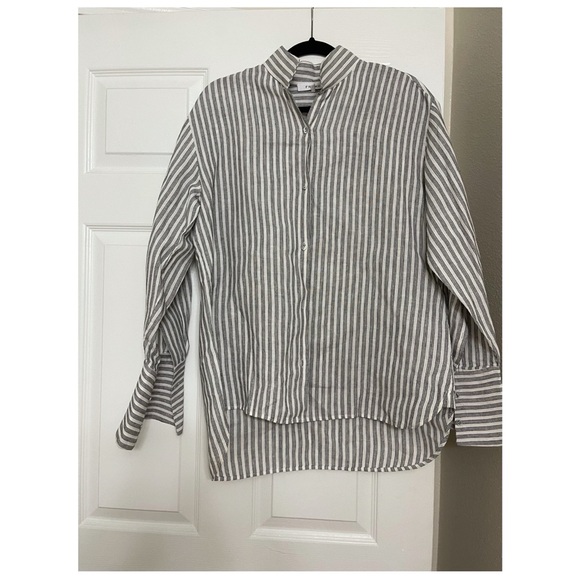 FRAME button up stripped shirt - Picture 1 of 12